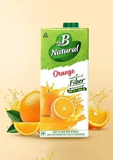 B Natural Orange Juice 1 ltr