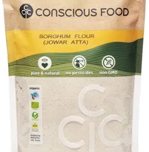 Conscious Food Organic Jowar Atta Flour, 500g