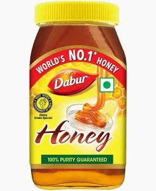 Dabur Honey - 100% Pure, World's No.1 Honey Brand (No Sugar Adulteration)