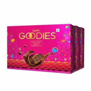 LuvIt Goodies Chocolates Assorted Gift Pack | Pack of 3 - 164.6g Each