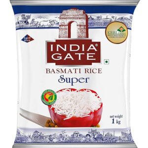 India Gate Basmati Rice Super, 1kg