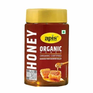 Apis Organic Honey 450G|100% Pure & Natural|Organic Certified|Kashmir Sourced Honey |Natural Sweetener With No Added Sugar & Adulteration