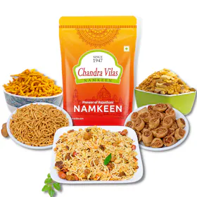 Best of Chandra Vilas Snacks Range | Ready To Eat Snacks | Tea Time Namkeen Snacks Combo (Pack of 5)