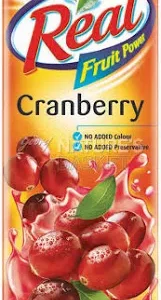 Real Fruit Power Cranberry Juice 1ltr