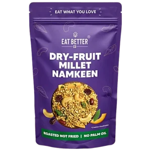 Eat Better Co Dry-Fruit Millet Namkeen, 90 g