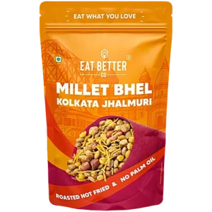 Eat Better Co Millet Bhel Kolkata Jhalmuri, 125 g