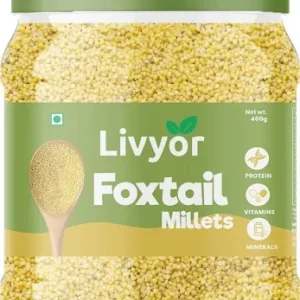 Livyor Foxtail Millets Unpolished | Protein & Fiber Rich Superfood Foxtail Millet