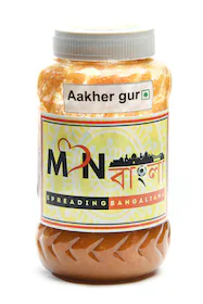MonBangla Pure Aakher Gur (Sugarcane Jaggery) - 400 GMS