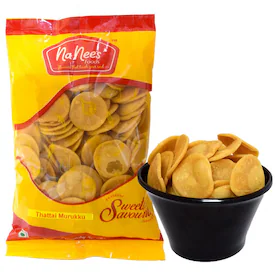 NaNees Foods Thattai Murukku | Thattai/Nippattu/Chekkalu | Pack of 2 X 150 g