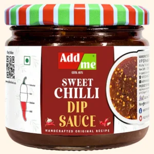 Add Me Homemade Sweet Chilli garlic Dip Sauce recipe 350 g | lal mirch lahsun ki meethi chutney Red Chilli Chutney Glass Pack