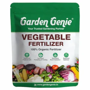 Garden Genie Fertilizer for Vegetable Plants 800g | Organic Growth Booster for Growing Vegetables in Home Garden, Powder