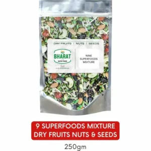 Bharat Super Foods Dry Fruits Nuts And Seeds Mix - Immunity Booster 9 Superfoods Mixture 250 gm