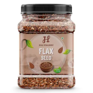 HAI PRABHU Flax Seeds 250g (Alsi Seeds 250g)| Premium Brown Flax Seeds for eating, Rich in Omega 3 & Iron| Flex Seeds 250g