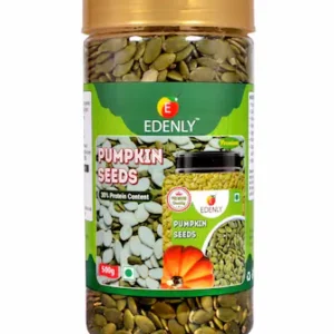 E EDENLY Raw Pumpkin Seeds 500g Superfood for Immunity, & Heart Health High Protein, Fibre-Rich, Keto-Friendly Snack for Men, Women & Kids Ideal for Salads, Smoothies, Snacking | Pack of 1