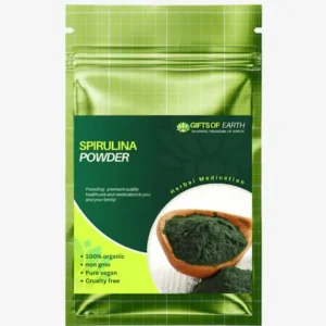 Gifts of Earth100% Organic Spirulina Powder Plant-Based Superfood for Immunity, Energy & Digestion Vegan, Gluten-Free Non-GMO Pack of 1