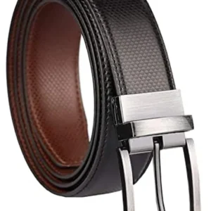 CREATURE Reversible PU-Leather Formal Black/Brown Belt For Men