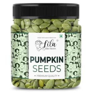 LILA DRY FRUITS Pumpkin Seeds 500gms Jar Pack | Healthy heart, Restful sleep, Boosted energy