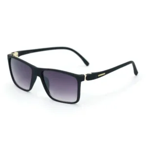 SUNNIES Ultra Lightweight Unisex Rectangular Sunglasses with Shatterproof UV400 Protection Black.Purple-SNS-048-N non returnable