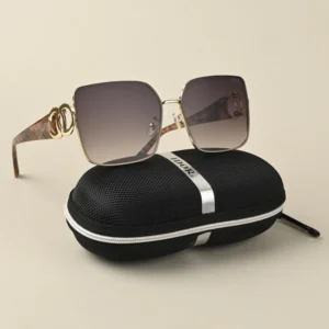 Idor UV Protection Hexagonal Premium Metal Sunglasses for Men & Women | 84-BRW