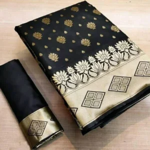 NIRDAN ENTERPRISE Woven Banarasi Pure Silk, Art Silk Saree