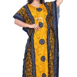 Fabimi Women Cotton Kaftan Nighty