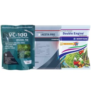Berrysun_VC-100 500gm Combo with Aceta Pro (100g) + Double Engine 250g for 100 Liter Spray