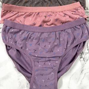Aamarsh - Panty for Women Cotton Hipster Multicolor Panties Combo -100% Cotton ( Pack of 3 ) ( Color : Grey,Orange,Purple ) ( Pattern : Solid )