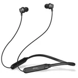 pTron Tangent Duo Wireless Neckband - 24hrs Playtime, Deep Bass, HD Calls & Dual Device Pairing, Black, 1 pc