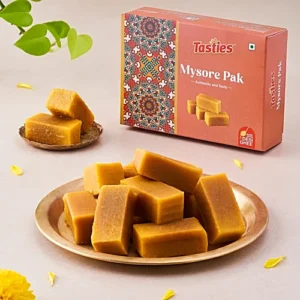 Tasties Mysore Pak Mithai / Sweet - Made With Desi Ghee, 200 g