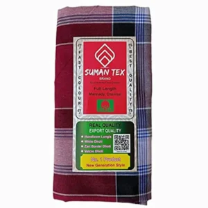 SUMAN TEX Men Multicolor Pure Cotton Lungi (Pack of 1)