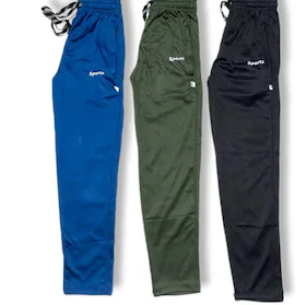 VOUGHT VICK Men's Track Pant in Blue Green Black Combo | Trendy Multi-Color Joggers for Sports & Casual Use | 11-12Y