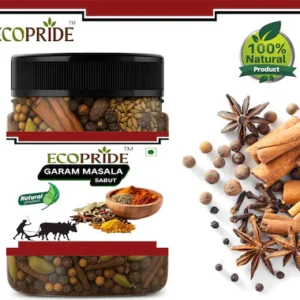 ECOPRIDE Premium Garam Masala Sabut | Whole Spices Blend | Aromatic Indian Masala Mix - 150g