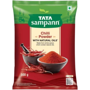Chilli Powder, Lal Mirchi Powder | With Natural Oils | 100% Pure | Highly Aromatic Chilli | Naturally Sourced, A1 Grade Ingredient 500g