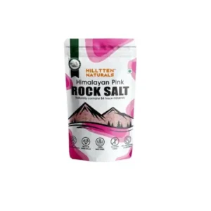 HILLTTEN NATURALS Himalayan Pink Rock Salt 400g | 100% Natural & Pure | Unrefined Mineral-Rich Salt for Cooking, Seasoning & Gourmet Use