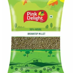Pink Delight Millet | Browntop Millet | Unpolished & Natural Grains | Chotti Kangni | Korale | High Protein & 100% more Fibre than Rice | 500 Gm Pack
