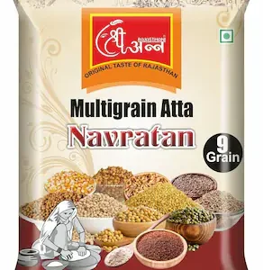 Rajasthani shree ann Navratna MultiGrain Atta 1 Kg