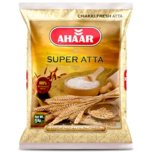Ahaar Super Atta 5Kg | 100% Natural MP Sharbati Wheat Flour