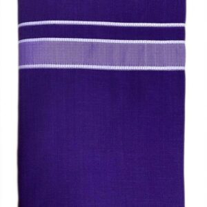 PRAKASAM COTTON COTTON Men's Cotton Dhoti (PC-DT-CLR-PON-Lavender 1.28X1.95 Mtrs)
