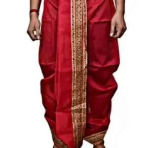 Needle Stylish Solid Men Dhoti