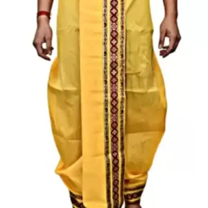 Needle Stylish Solid Men Dhoti
