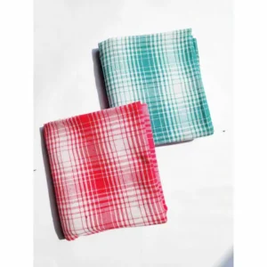 Danish Handloom Weaves Cotton 300 Gsm Bath Gamcha (Pack Of 2)