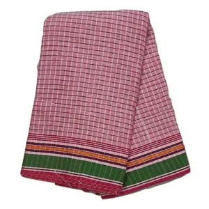 Lafabriqueind Original Gaya gamcha, Handloom Gamcha for Men & Women, 2 mtr, multicolor , Pack of 1
