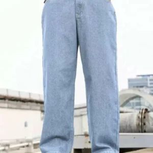 RusticBlooms Men Regular Mid Rise Light Blue Jeans